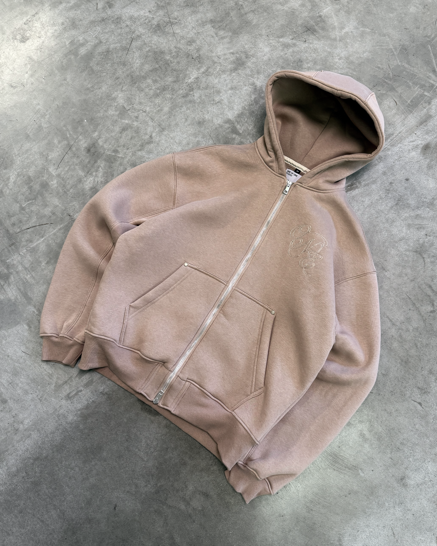 Type 01 - Double Zip Hoodie - Beige