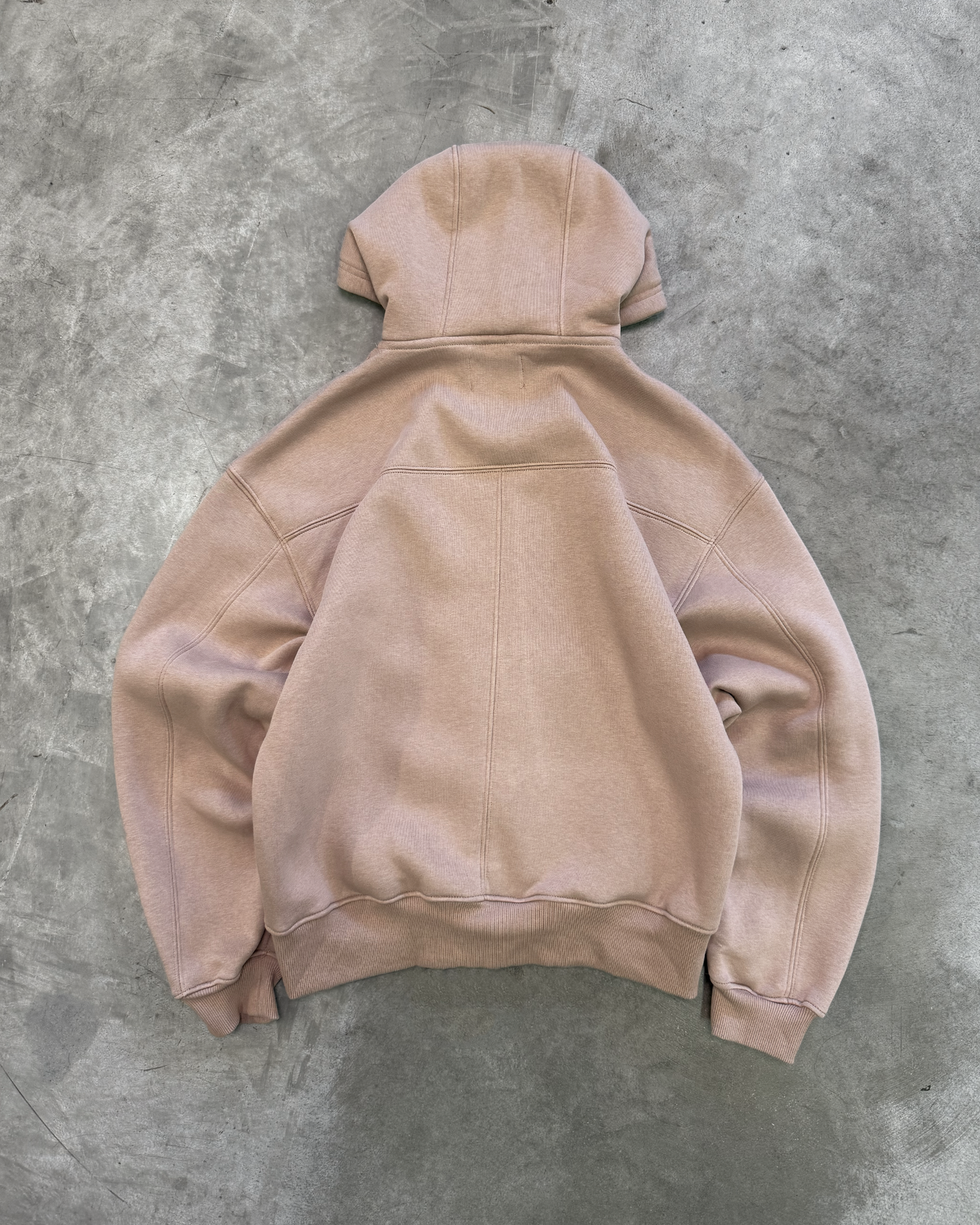 Type 01 - Double Zip Hoodie - Beige