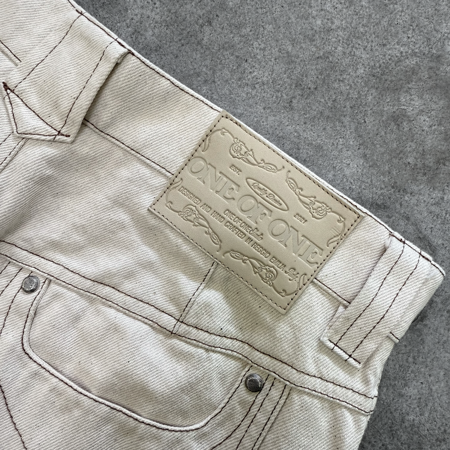 TYPE 001 NATURAL DENIM PANTS