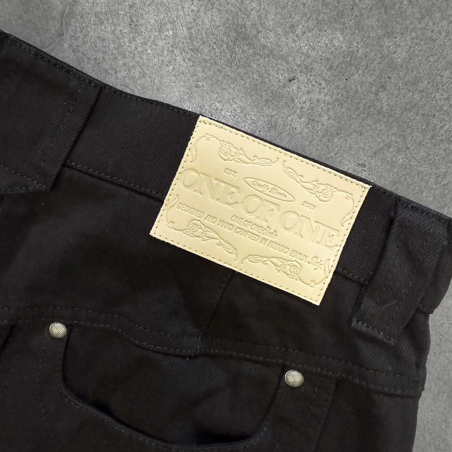 TYPE 001 DEEP BLACK DENIM PANTS