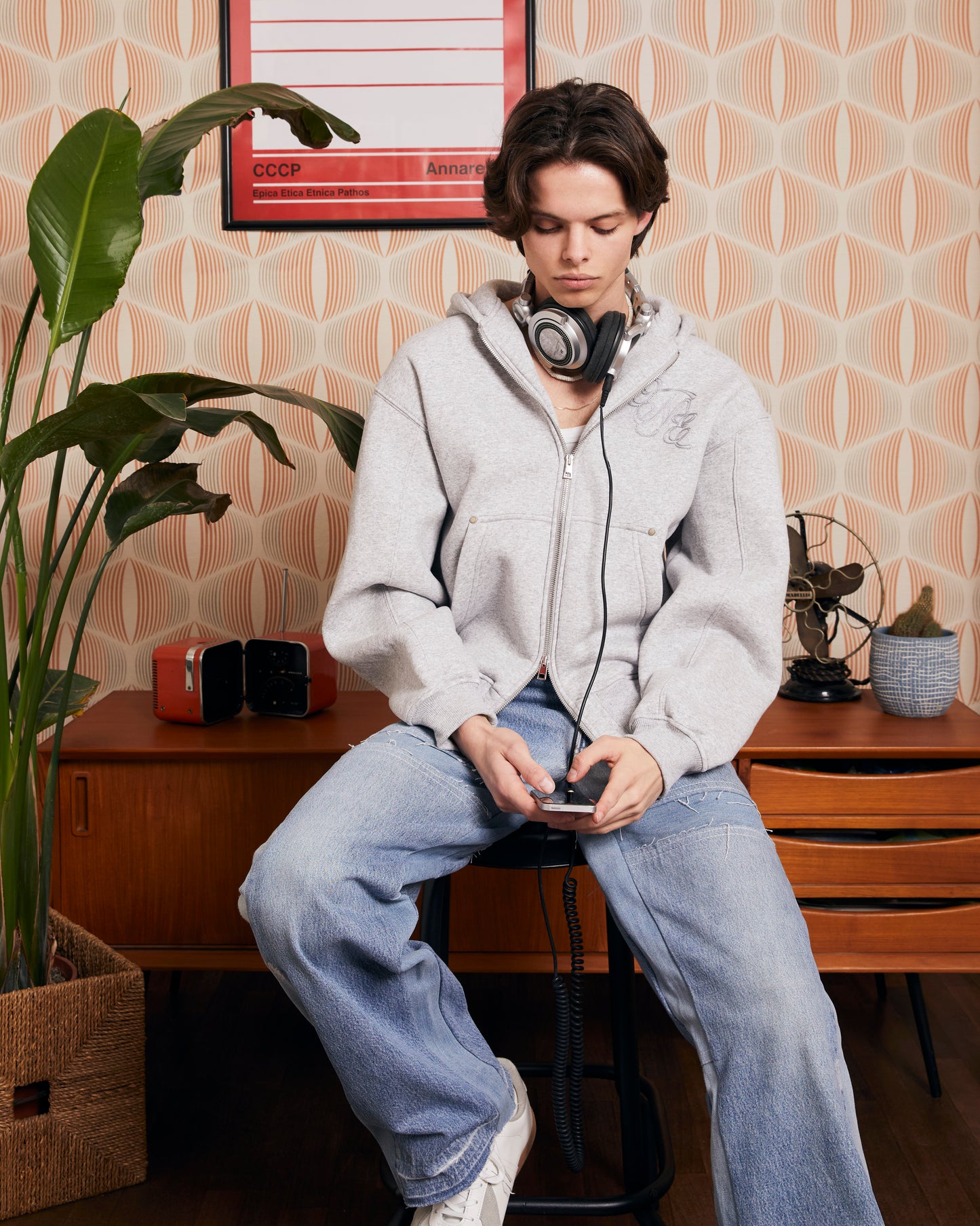 Type 01 - Double Zip Hoodie - Gray