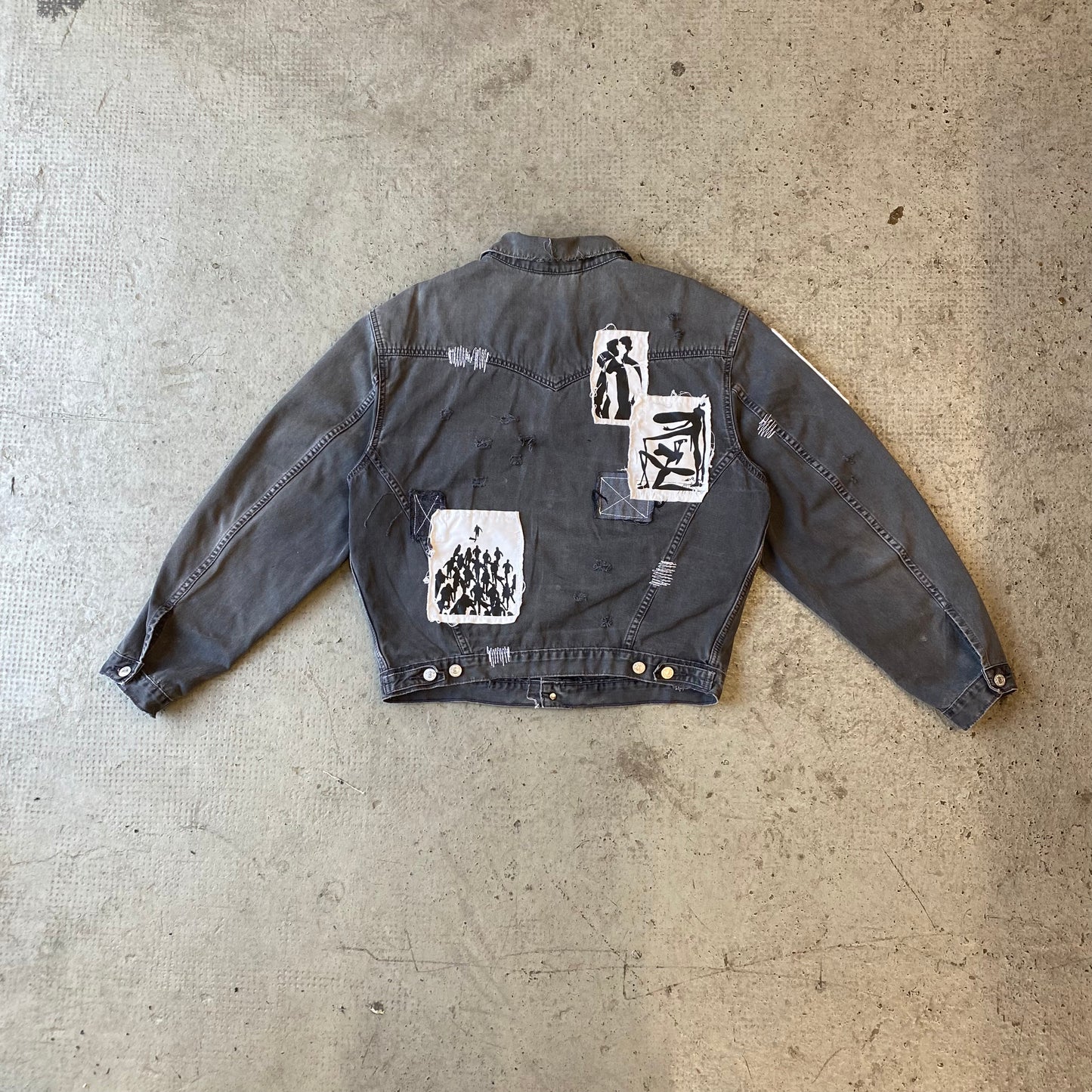 LEVI'S PATCH JACKET INDUSTRIAL GREY
