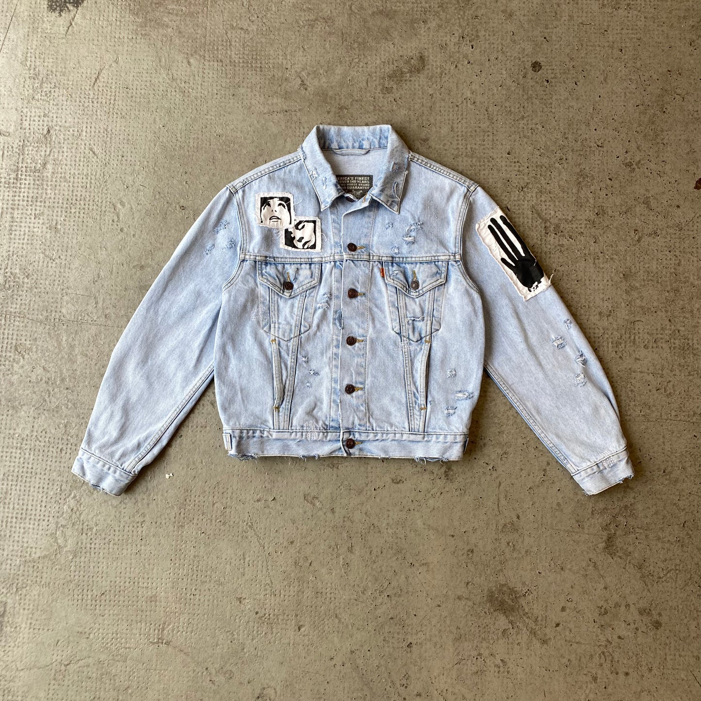 LEVI'S PATCH JACKET LIGHT BLUE