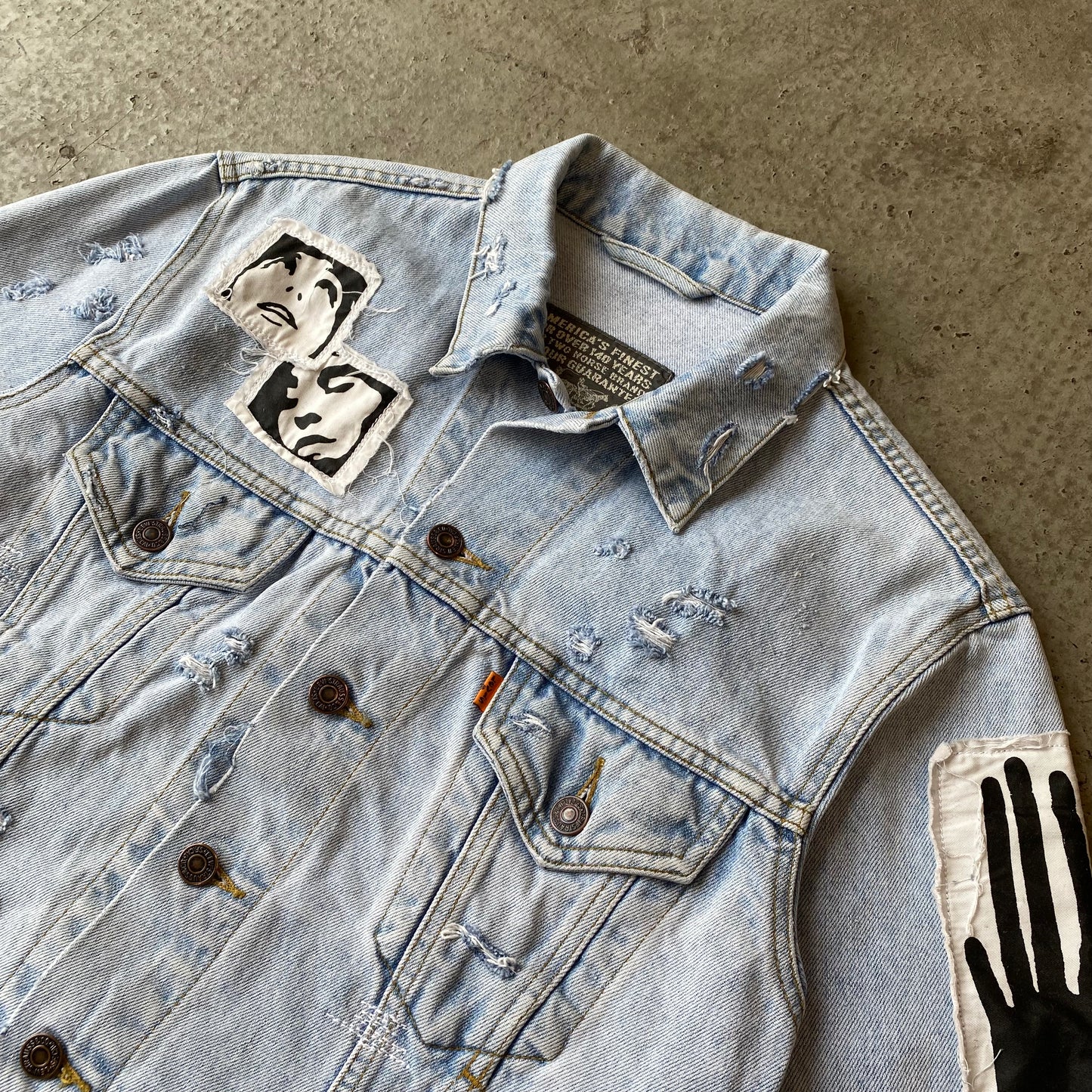 LEVI'S PATCH JACKET LIGHT BLUE