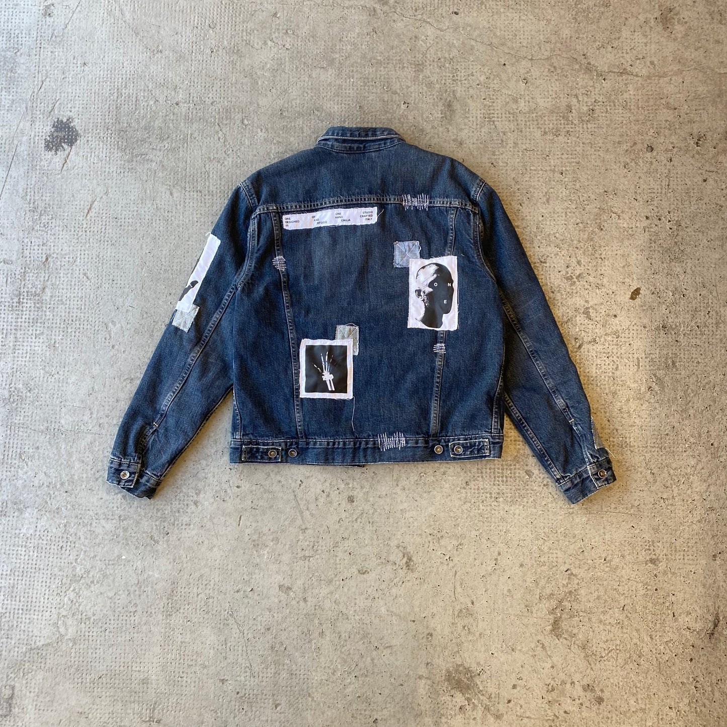 LEVI'S PADDED DENIM JACKET DARK BLUE