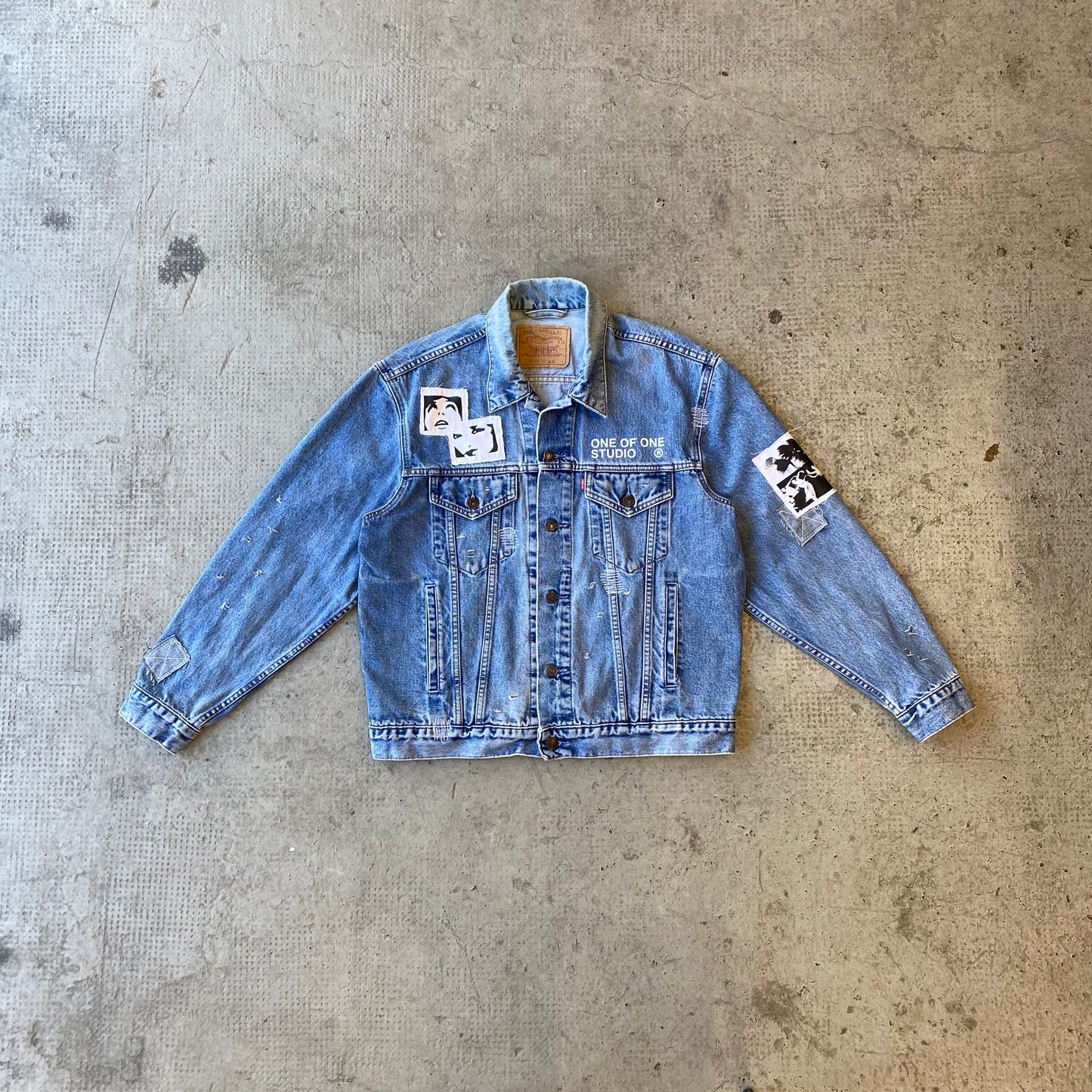 LEVI'S PATCH JACKET DARK BLUE