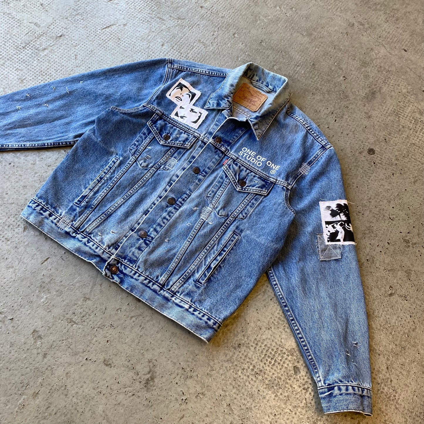 LEVI'S PATCH JACKET DARK BLUE