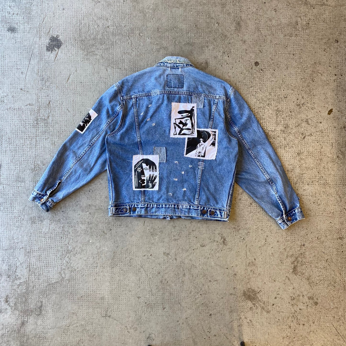 LEVI'S PATCH JACKET DARK BLUE