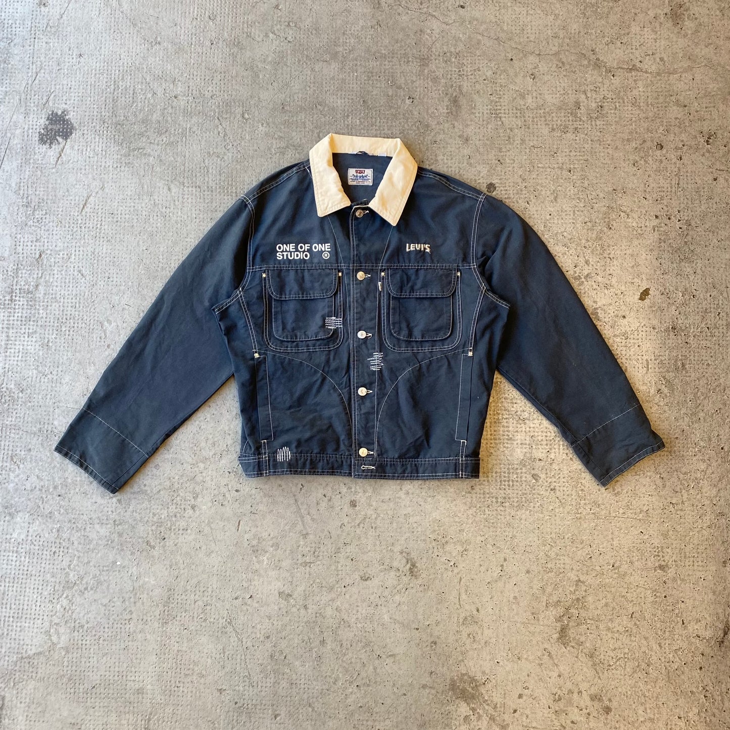 LEVI'S PATCH JACKET DEEP BLUE