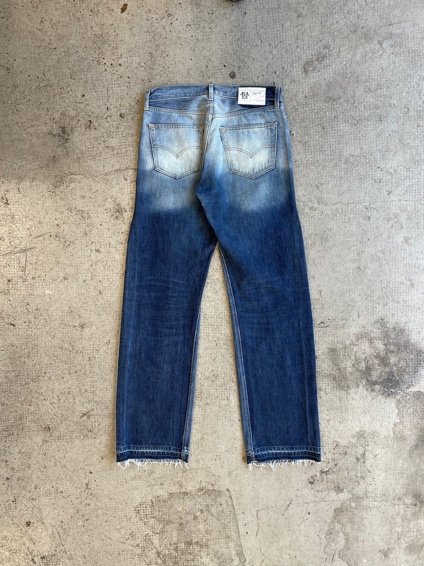 501 LEVI'S WORK V3 "EXAGGERATED" BLEACHED BLUE