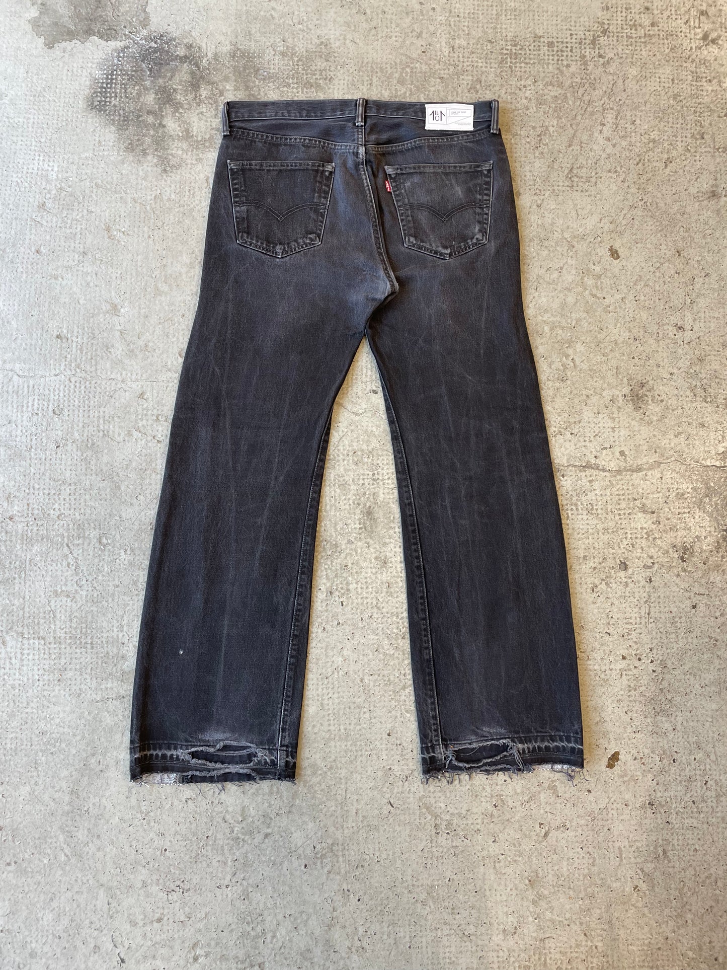 501 LEVI'S WORK V3 "EXAGGERATED" DENIM BLACK