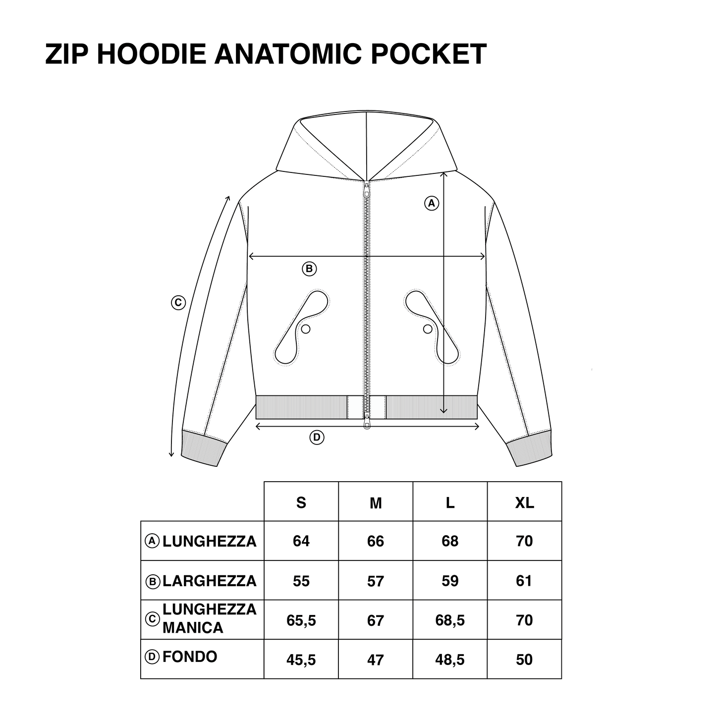 Type 02 - Double Zip Hoodie - Navy