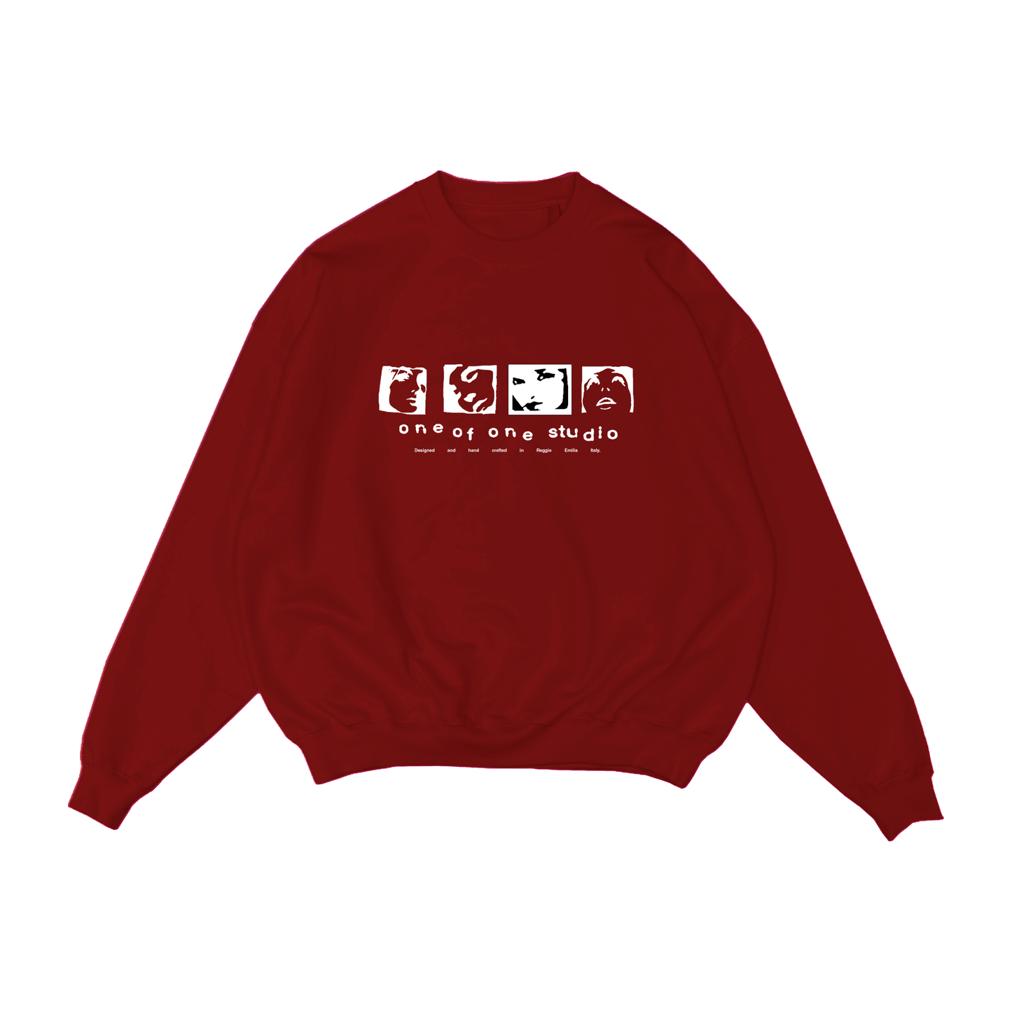 MULTIFACE RED CREWNECK