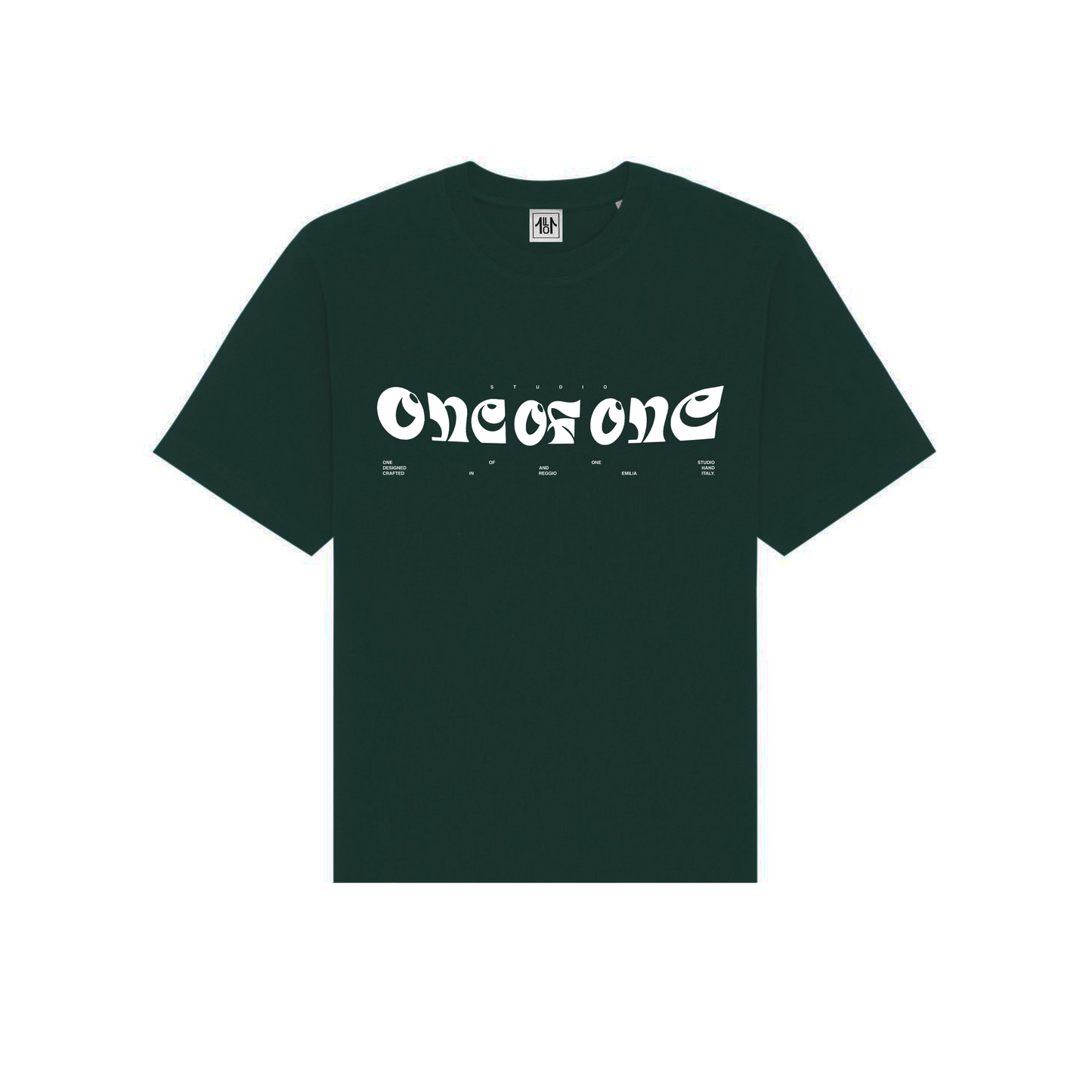 LOVE HAND TSHIRT - BOTTLE GREEN