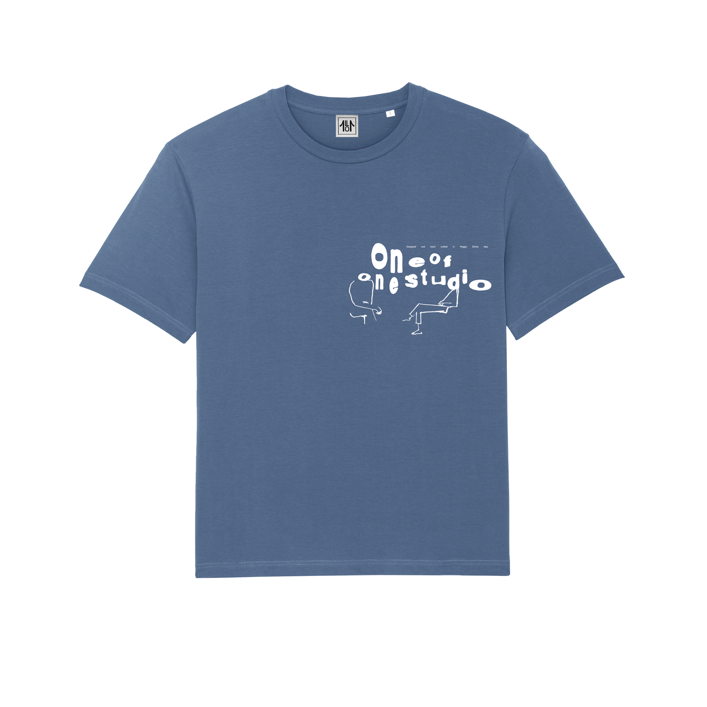 LETTERFACE TSHIRT - CORNFLOWER