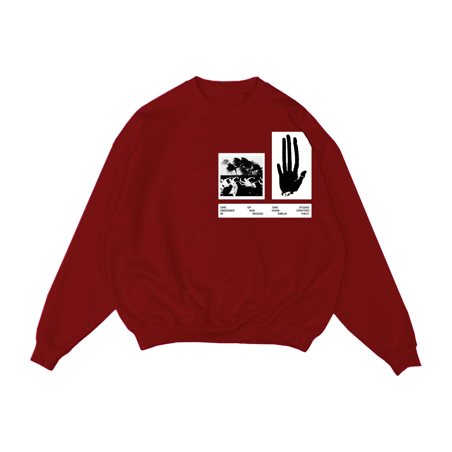 WALKING TROUGHT RED CREWNECK