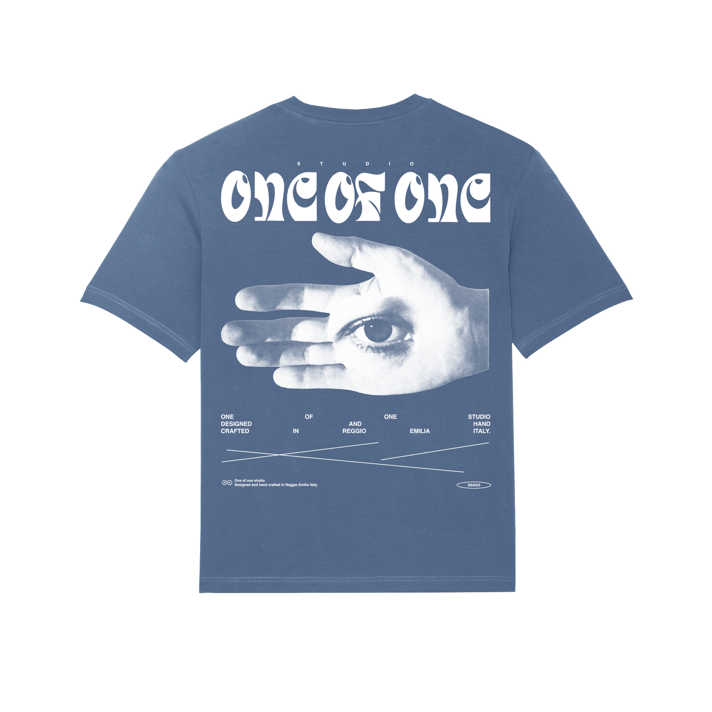 LOVE HAND TSHIRT - CORNFLOWER