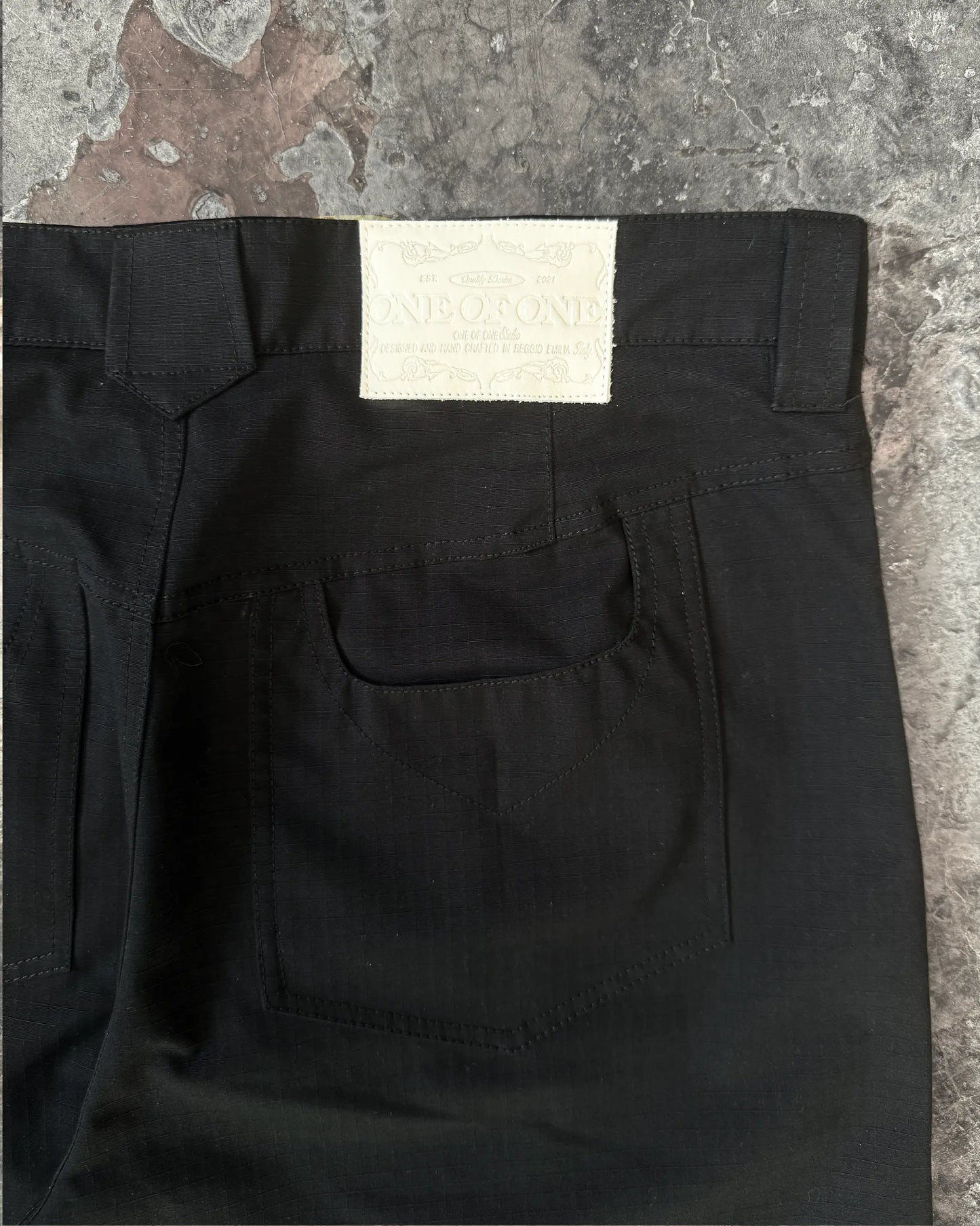PLEATED PANTS RIPSTOP