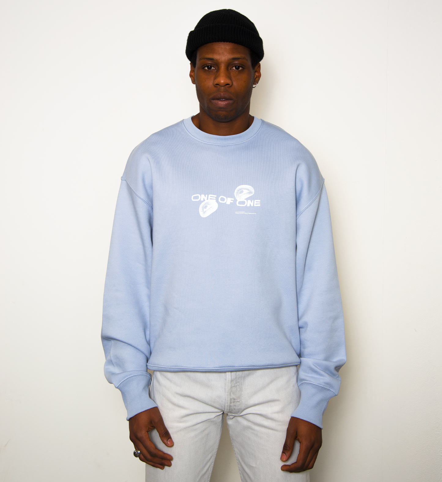 CREWNECK EYE LOADING - LIGHT BLUE