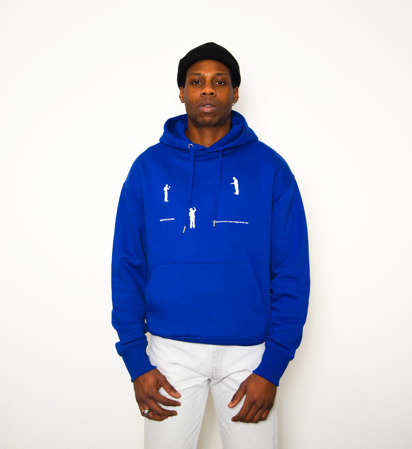 HOODIE TONAL FACE - BLUE