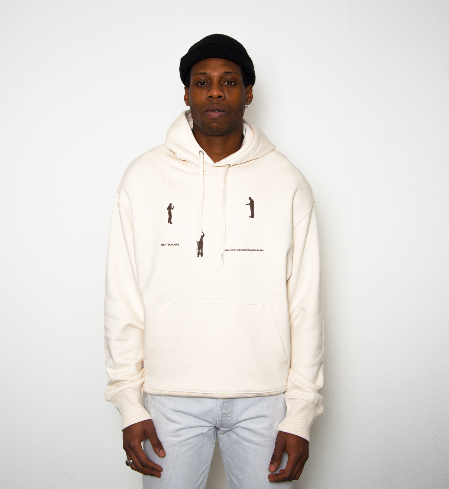HOODIE TONAL FACE - NATURAL