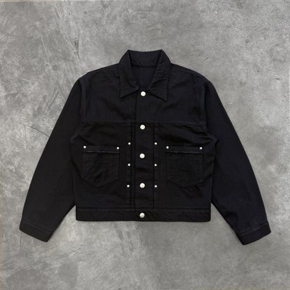 TYPE 001 DEEP BLACK DENIM JACKET
