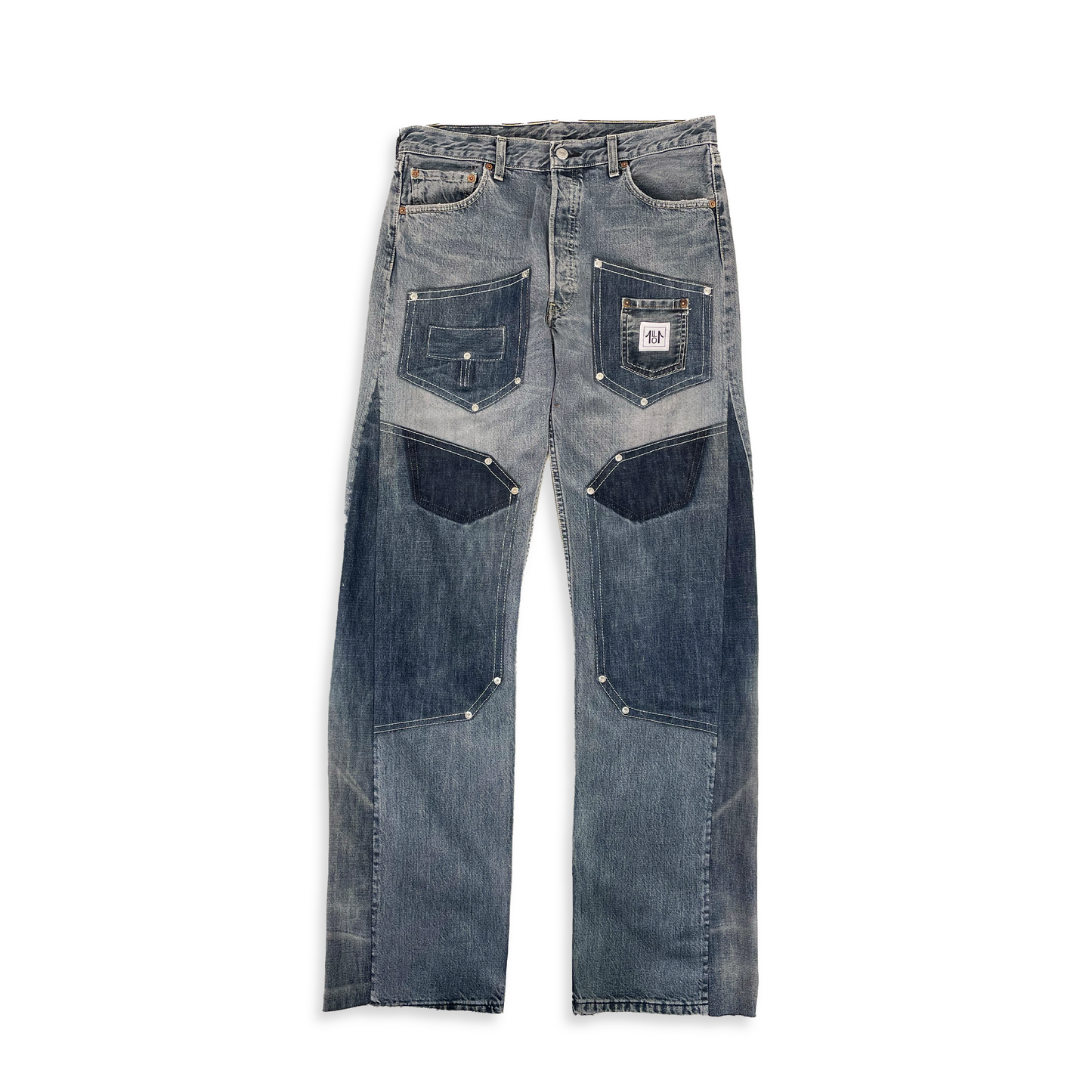 LEVI'S 501 - FADED BLUE GRAY - W34