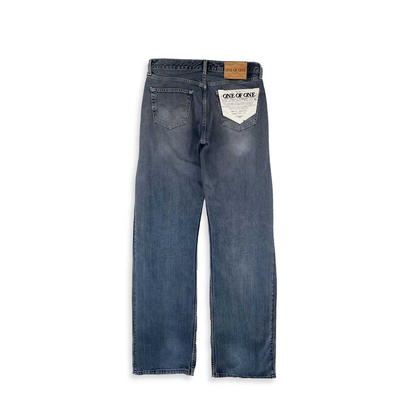 LEVI'S 501 - FADED BLUE GRAY - W34