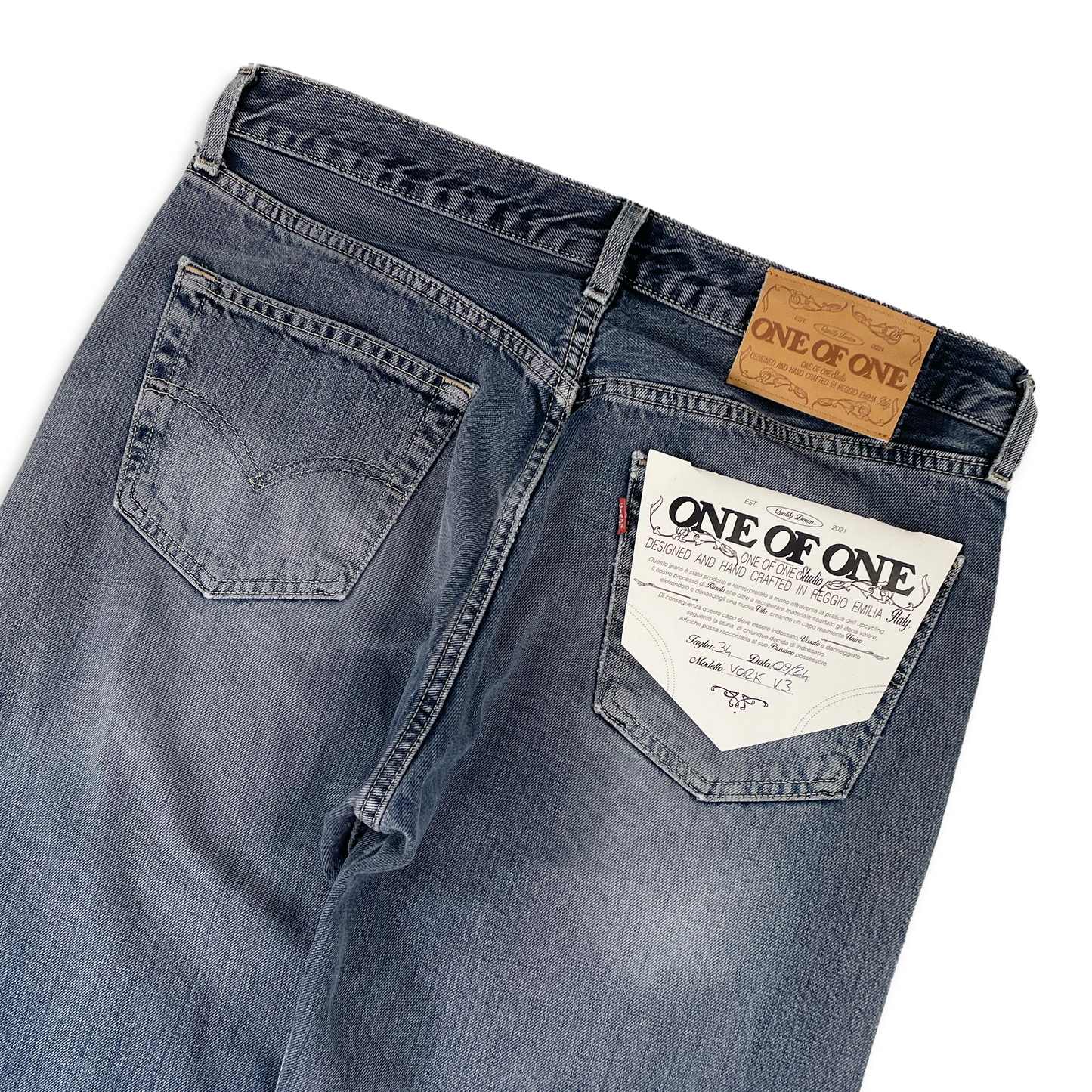 LEVI'S 501 - FADED BLUE GRAY - W34