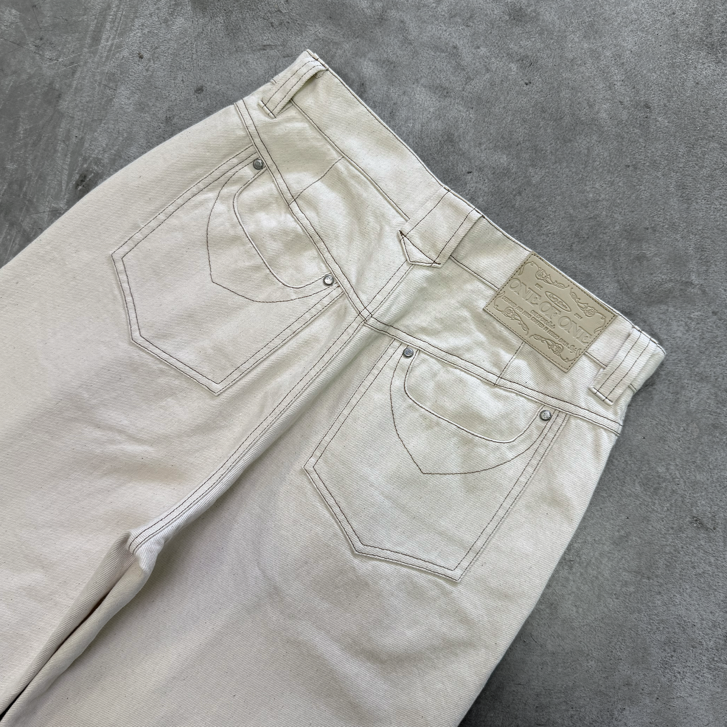 TYPE 001 NATURAL DENIM PANTS