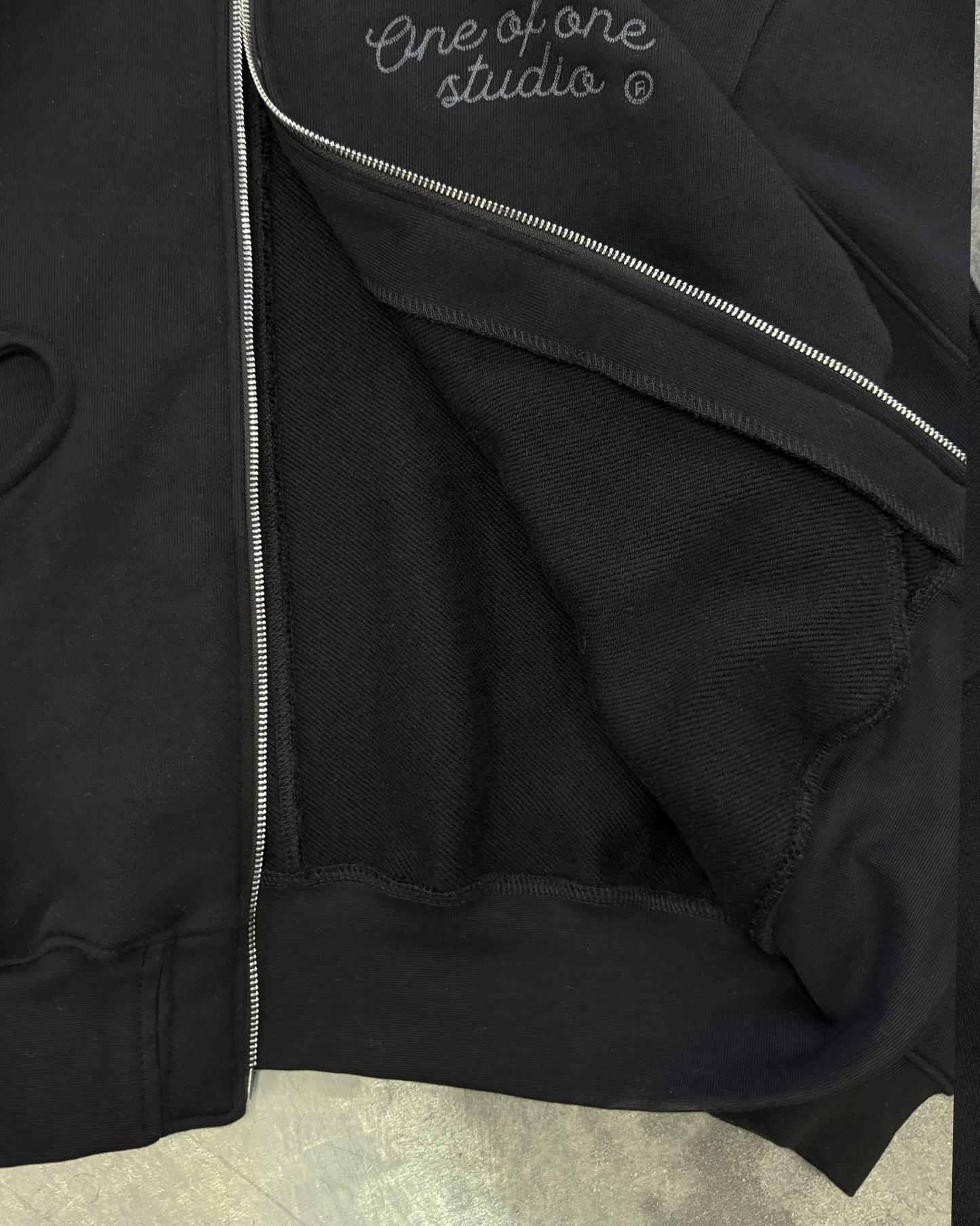 Type 02 - Double Zip Hoodie - Black