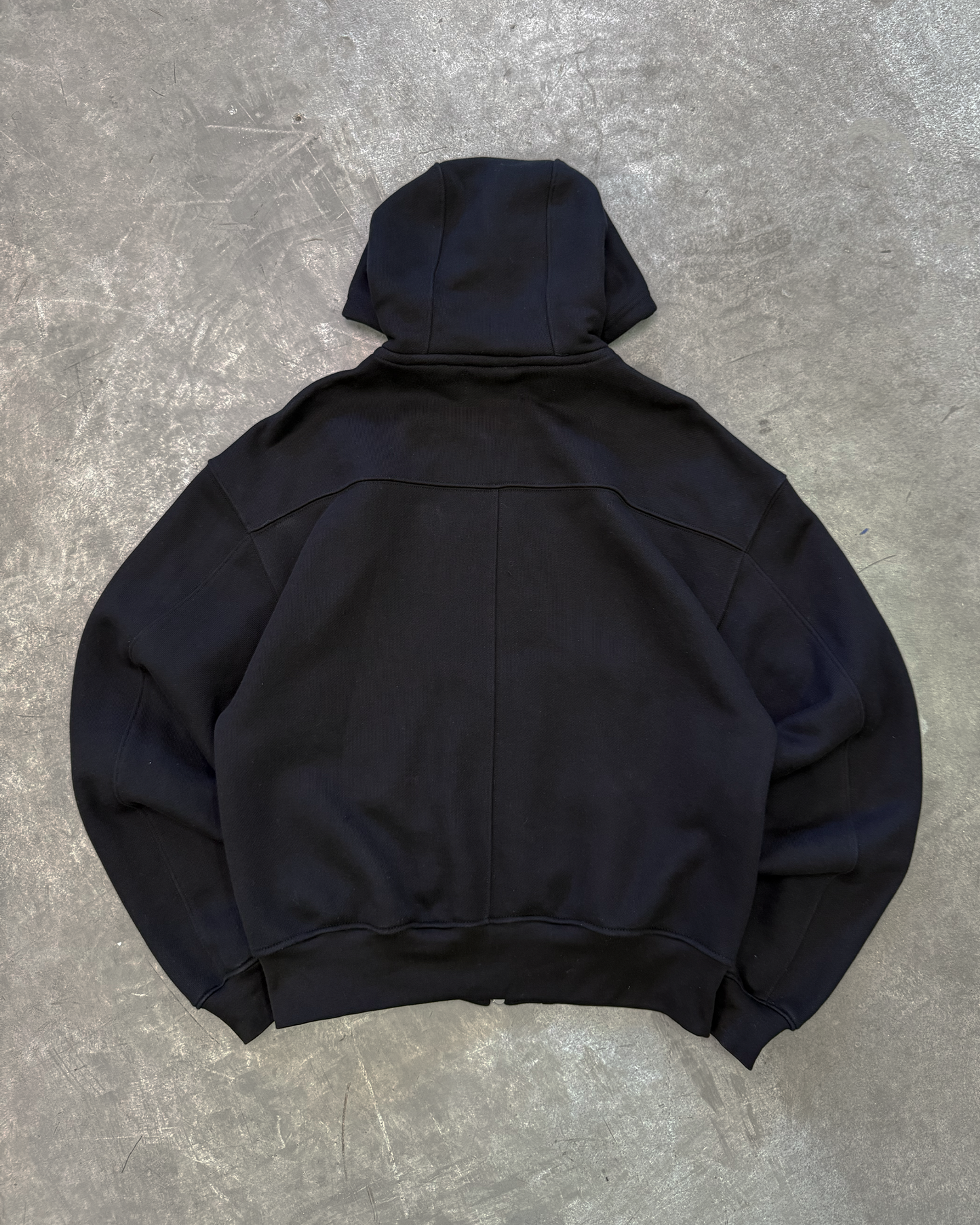 Type 02 - Double Zip Hoodie - Black