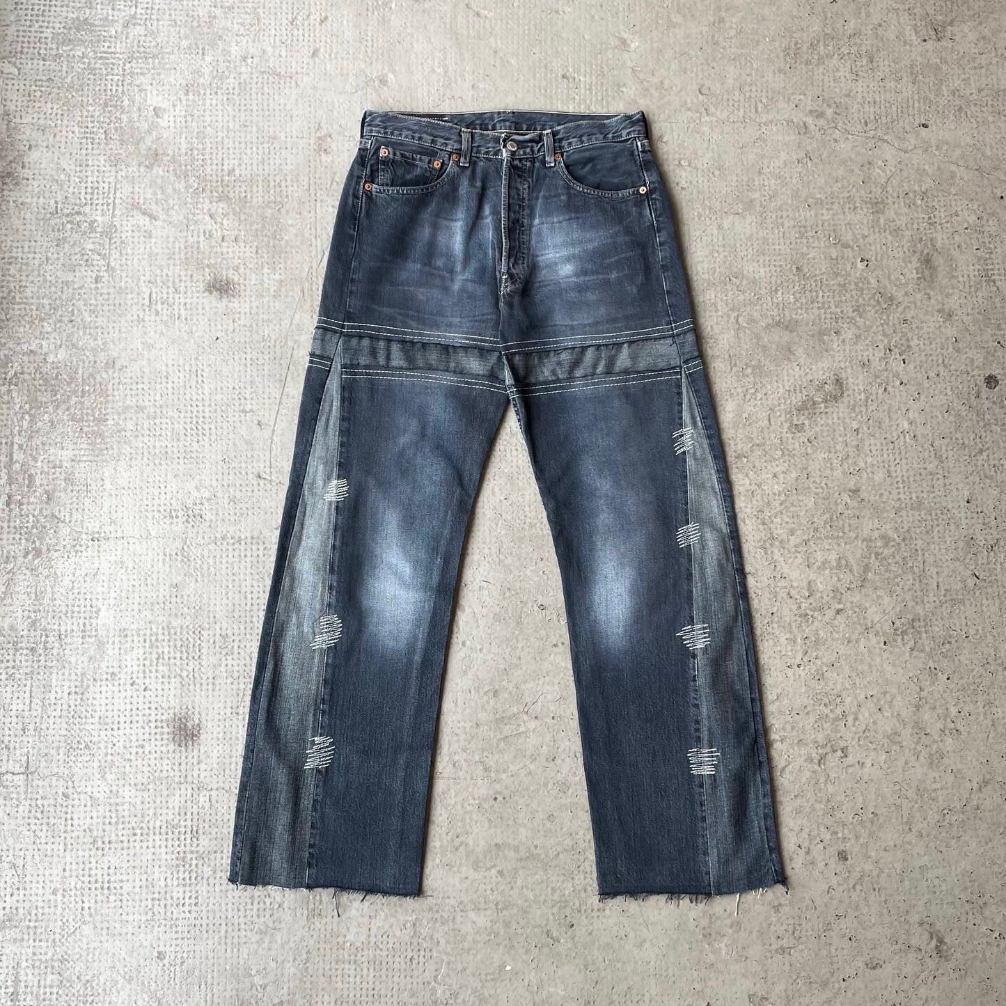 501 LEVI'S EXAGGERATED  DUSTY BLUE