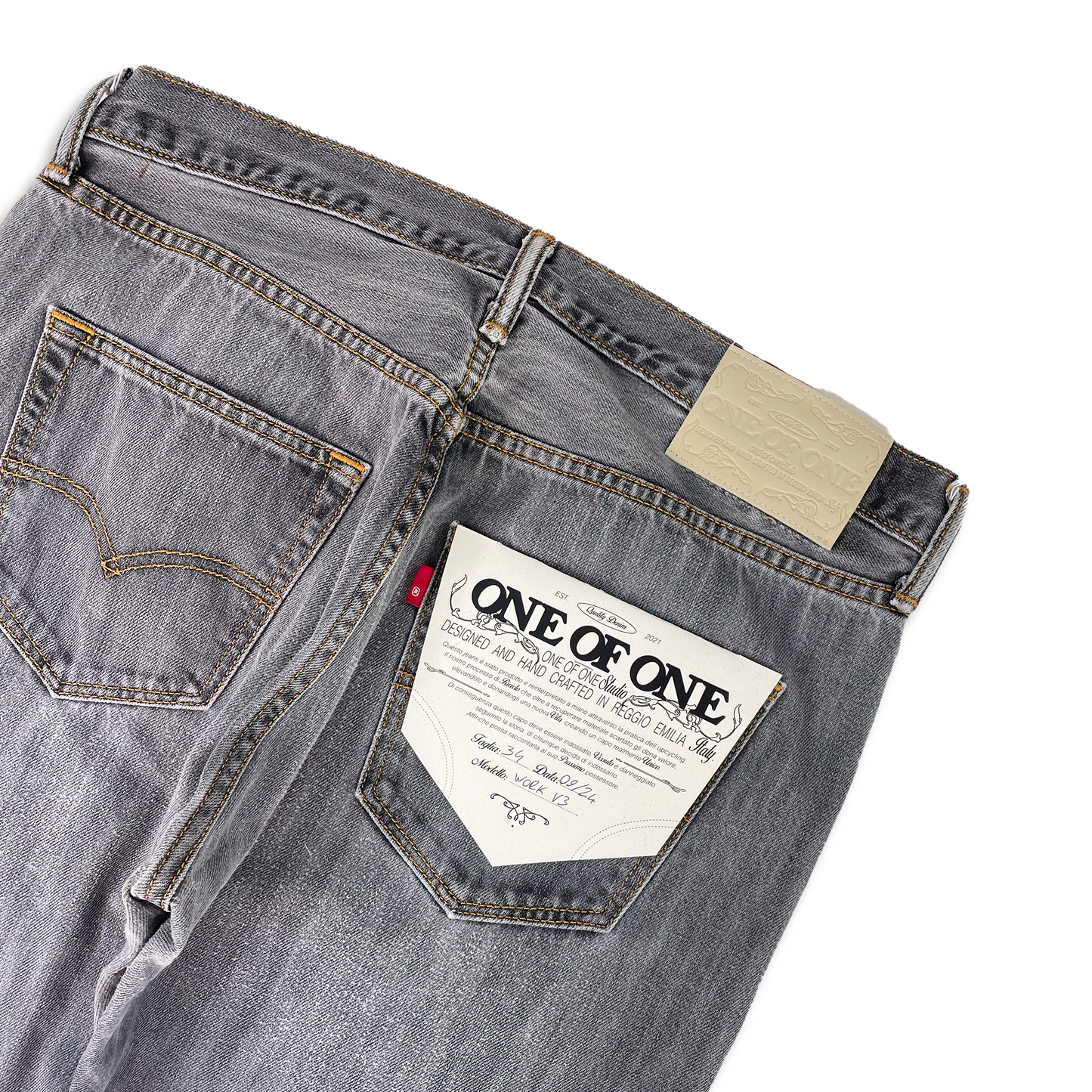 LEVI'S 501 - LIGHT GRAY - W34