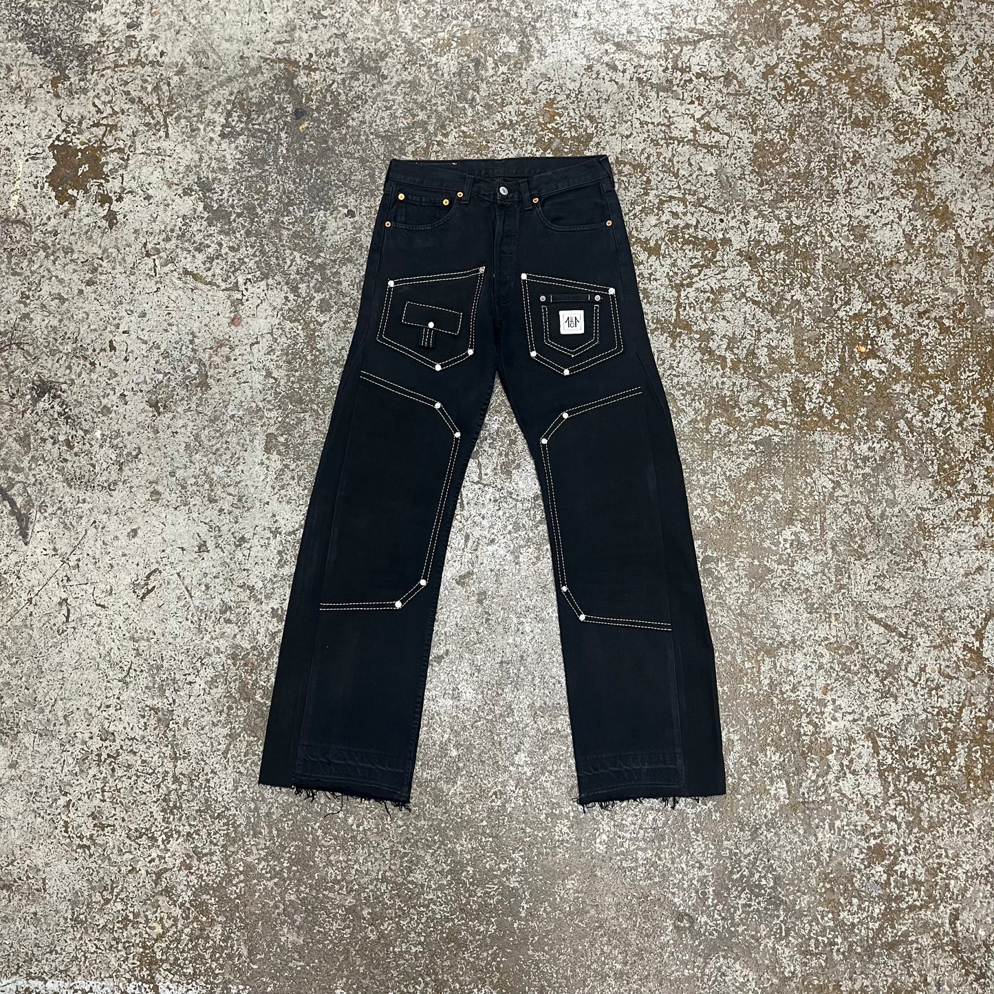 501 LEVI'S WORK V3 "EXAGGERATED" FADED BLACK