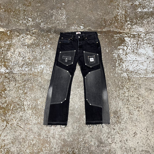 501 LEVI'S WORK V3 "EXAGGERATED" CHARCOAL BLACK