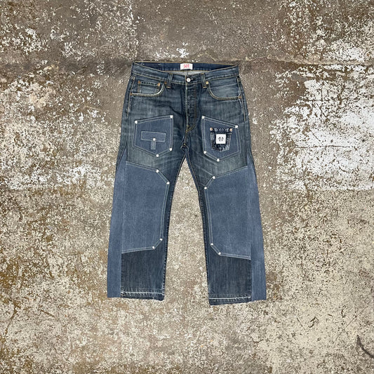 501 LEVI'S WORK V3 "EXAGGERATED" DUSTY BLUE
