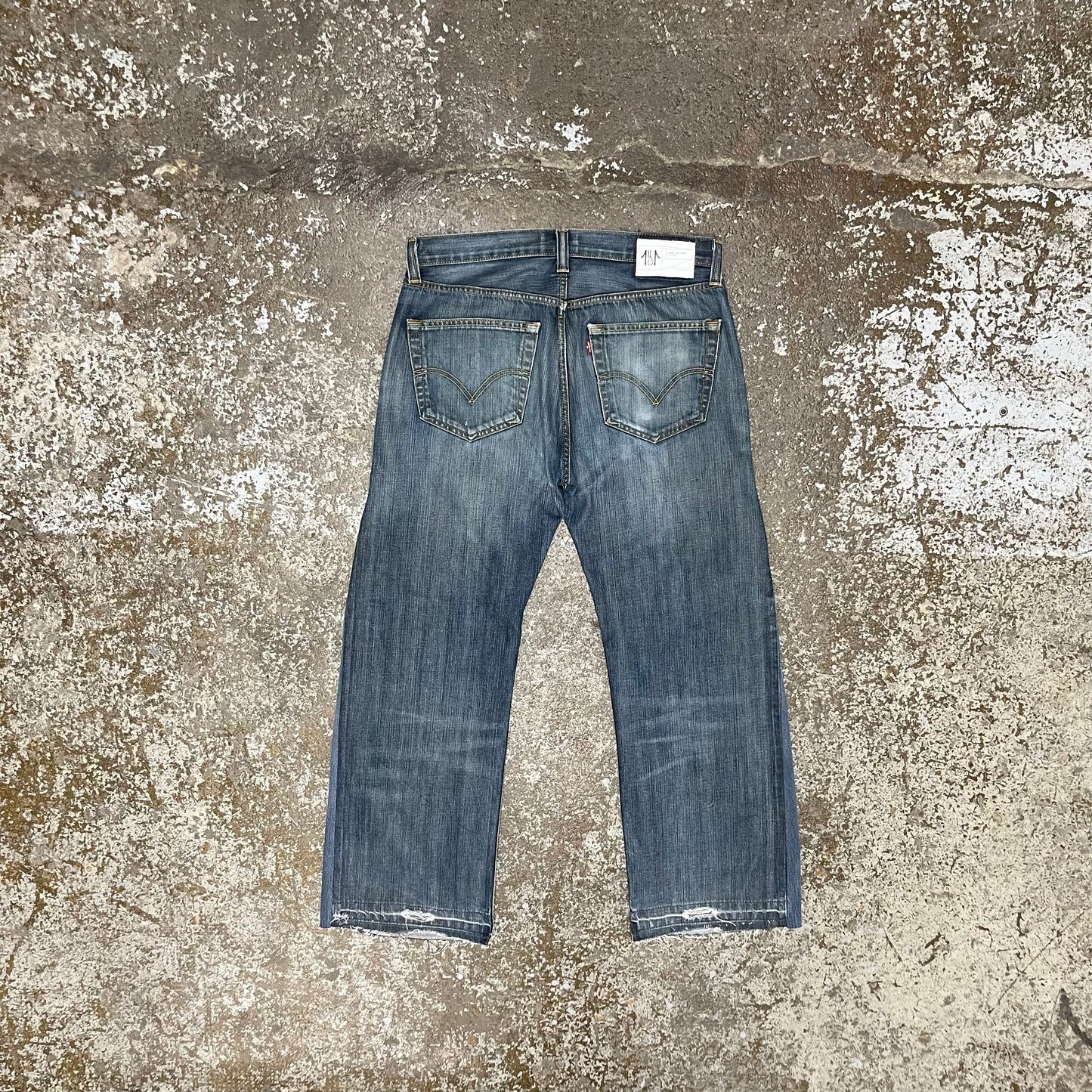 501 LEVI'S WORK V3 "EXAGGERATED" DUSTY BLUE