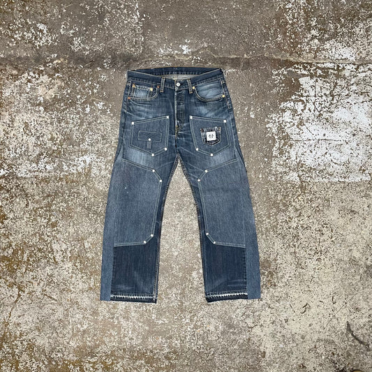 501 LEVI'S WORK V3 "EXAGGERATED" DIRTY BLUE