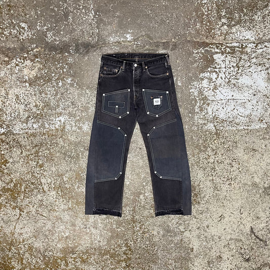 501 LEVI'S WORK V3 "EXAGGERATED" FADED GREY