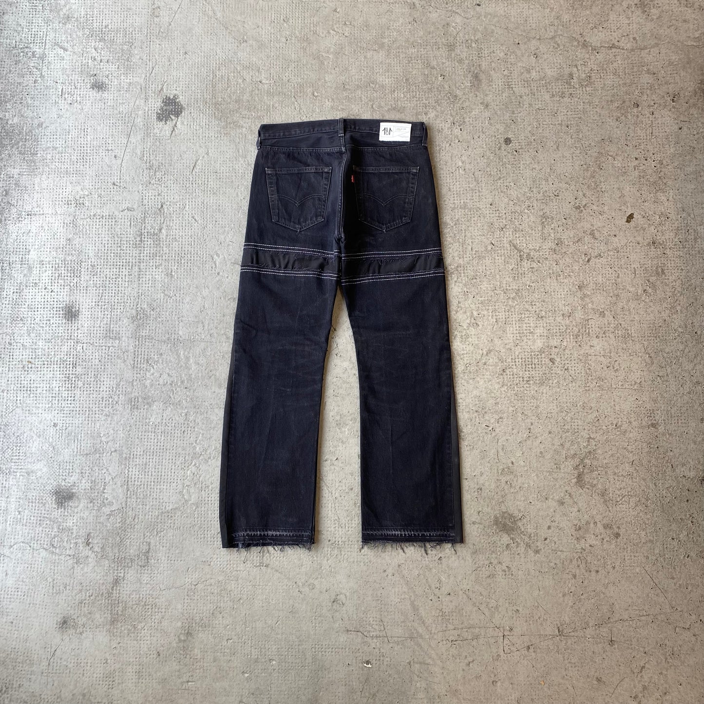 501 LEVI'S EXAGGERATED FADED BLACK