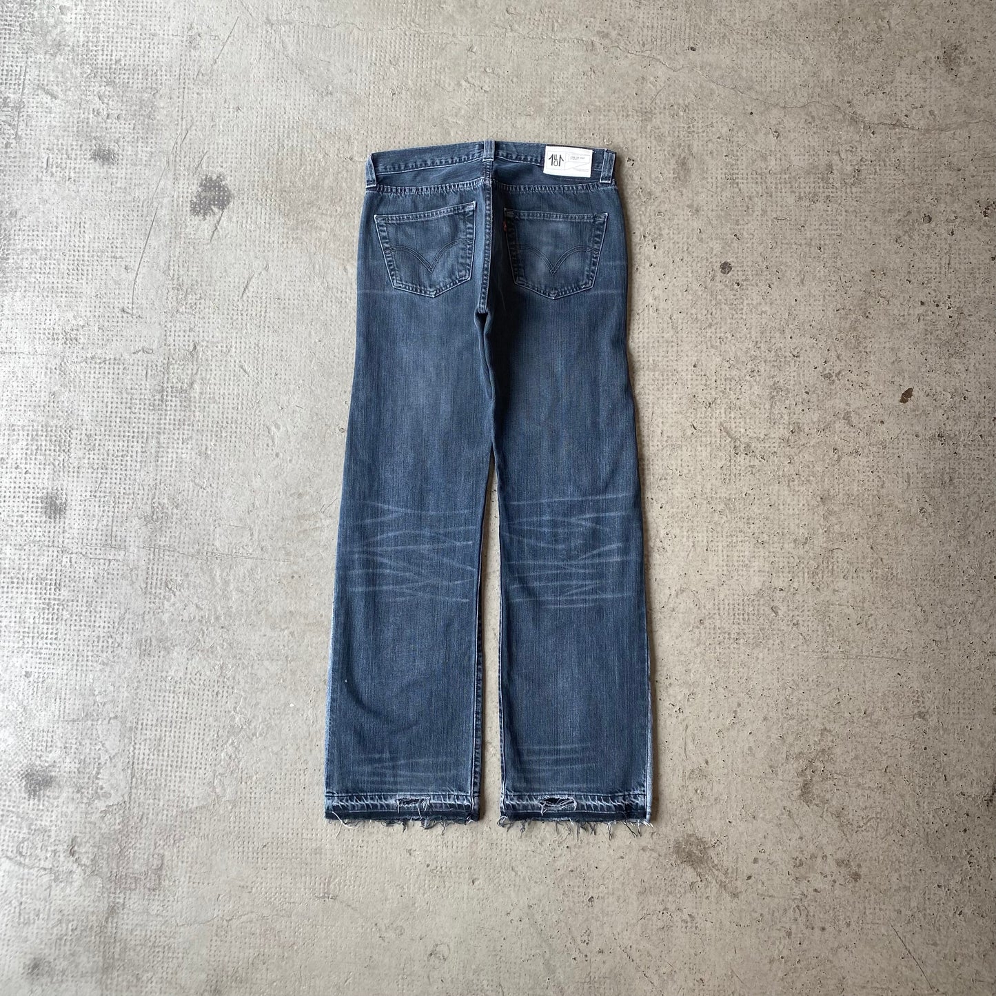 501 LEVI'S WORK V3 "EXAGGERATED"  INDUSTRIAL BLUE