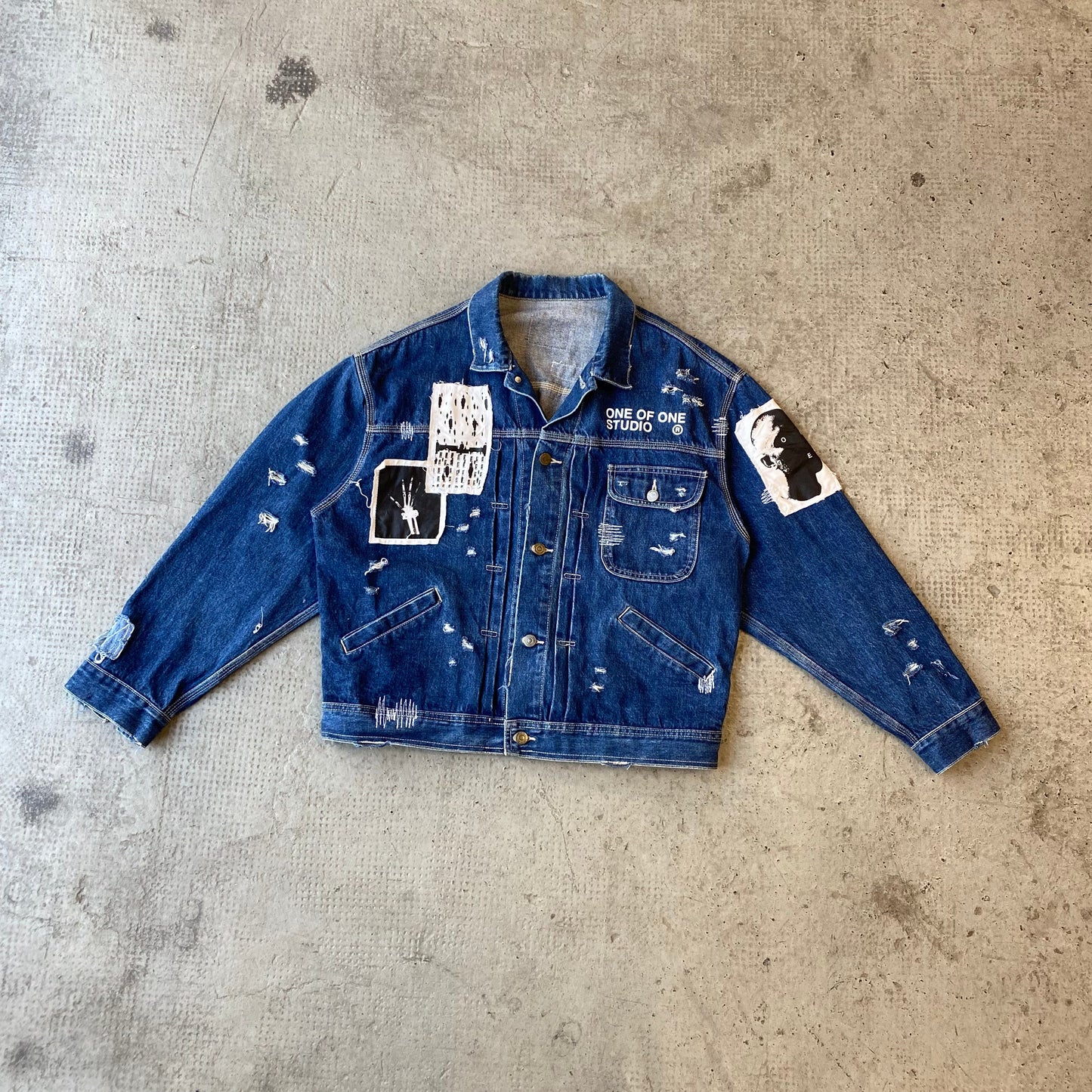 LEVI'S PATCH JACKET DEEP BLUE