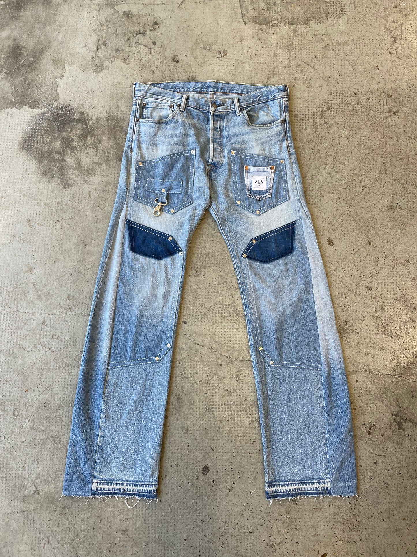 501 LEVI'S WORK V3 "EXAGGERATED"  FADED BLUE