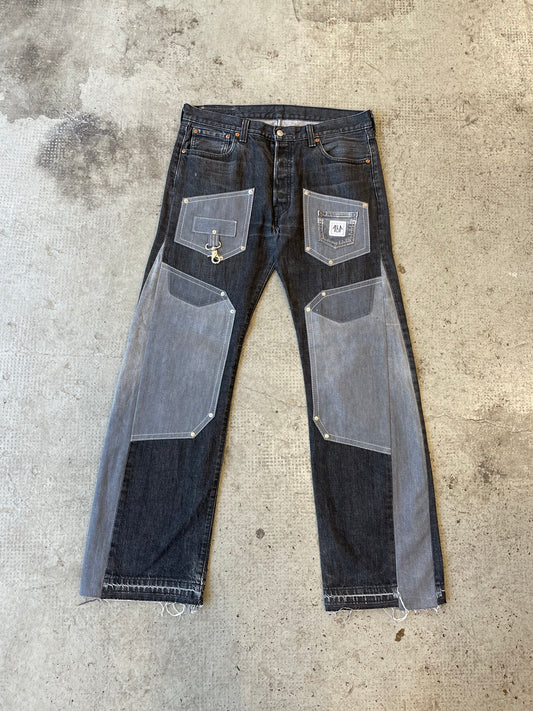 501 LEVI'S WORK V3 "EXAGGERATED"  INDUSTRIAL GREY