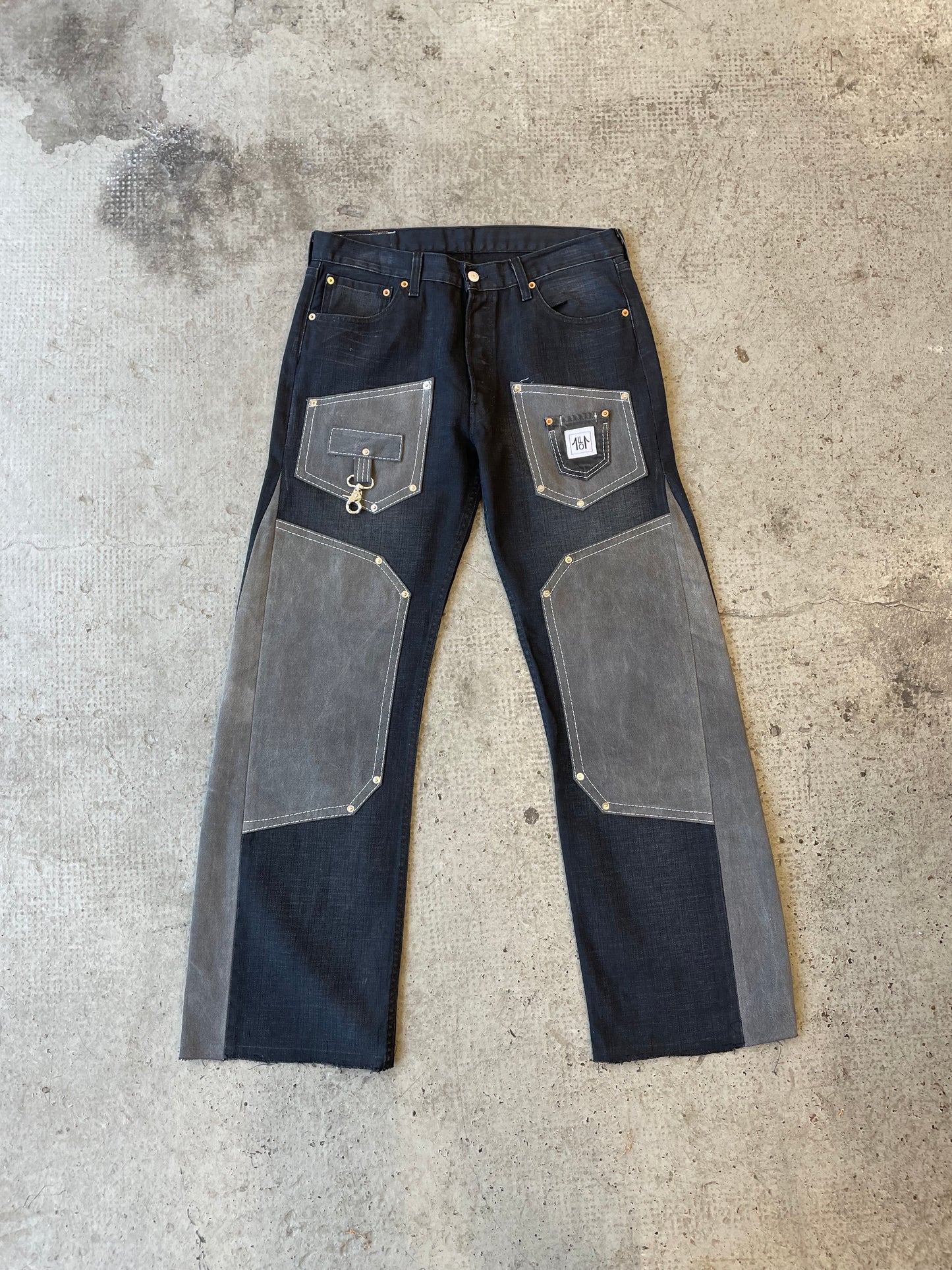 501 LEVI'S WORK V3 "EXAGGERATED"  INDUSTRIAL BLACK