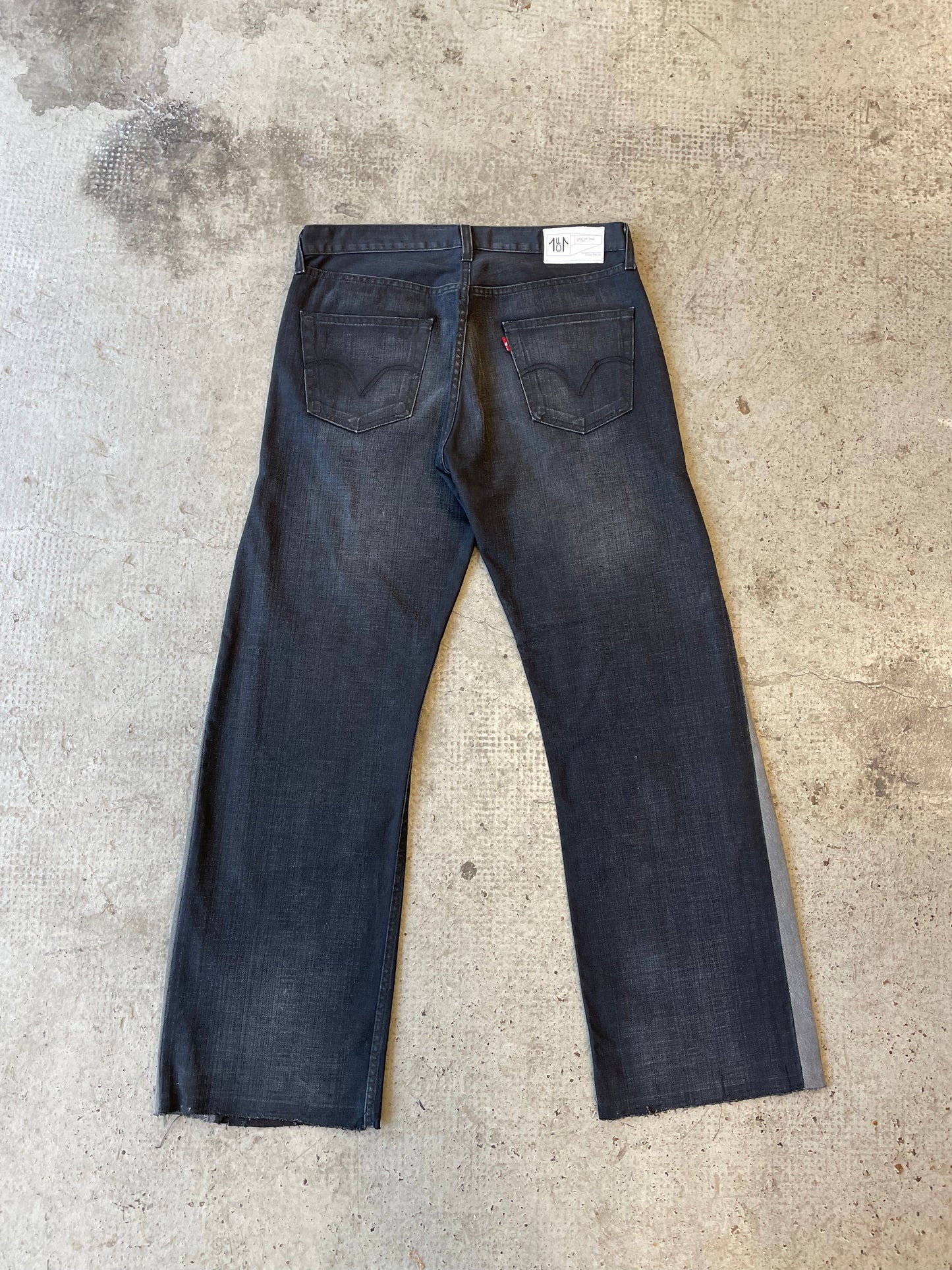 501 LEVI'S WORK V3 "EXAGGERATED"  INDUSTRIAL BLACK