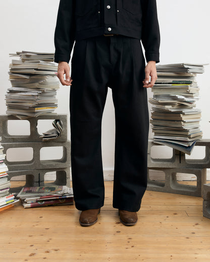 TYPE 001 DEEP BLACK DENIM PANTS