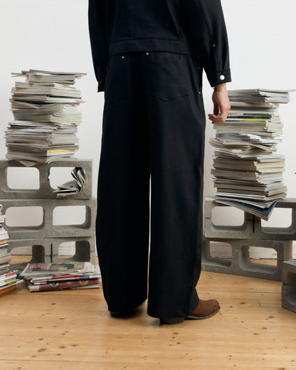 TYPE 001 DEEP BLACK DENIM PANTS