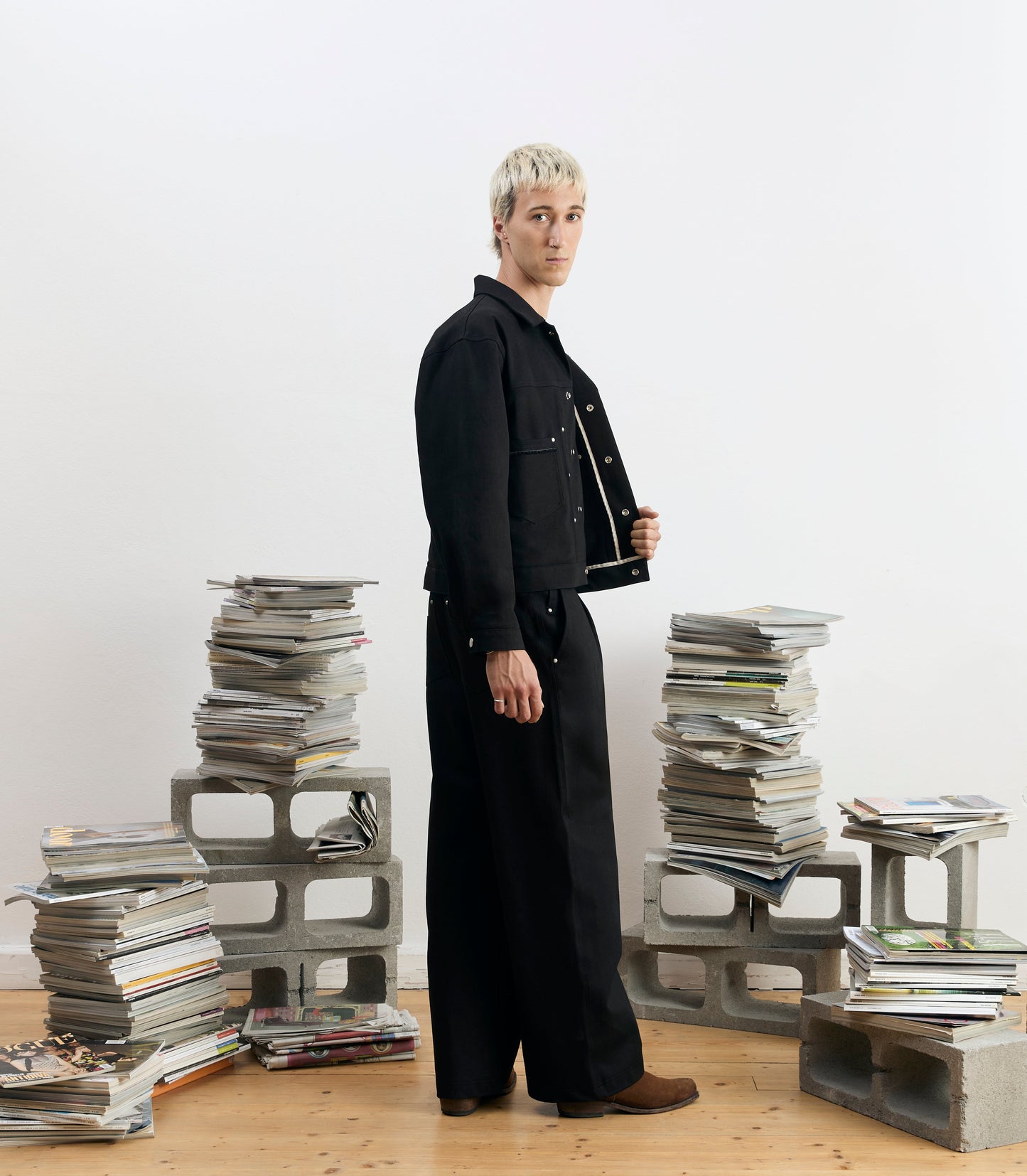 TYPE 001 DEEP BLACK DENIM JACKET